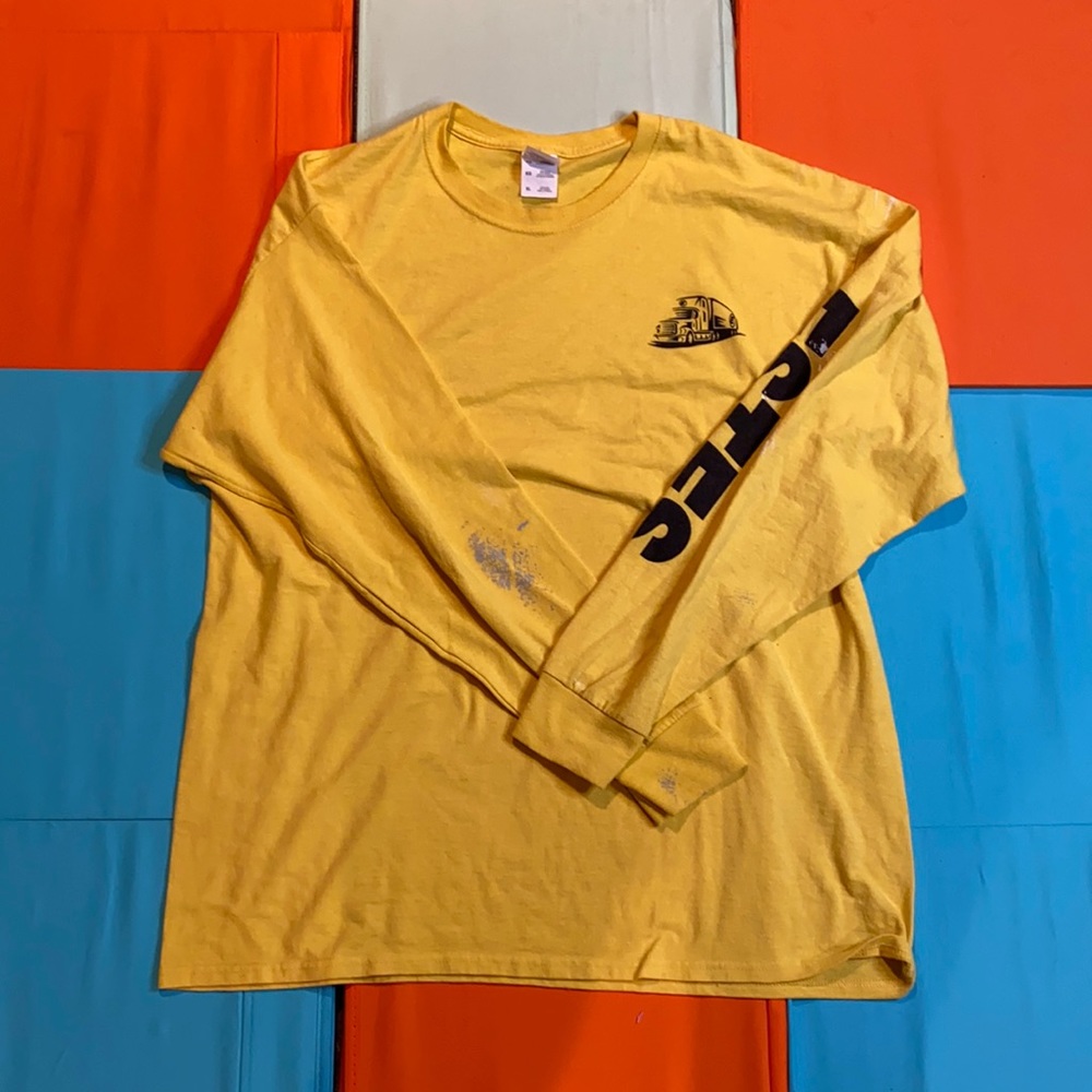 Yellow XL Trucker Long Sleeve